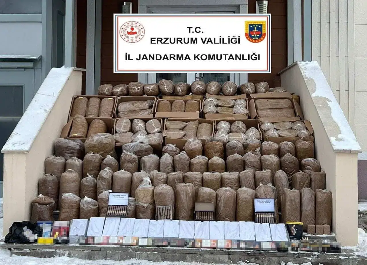 Jandarmadan Kaçak Tütün Operasyonu