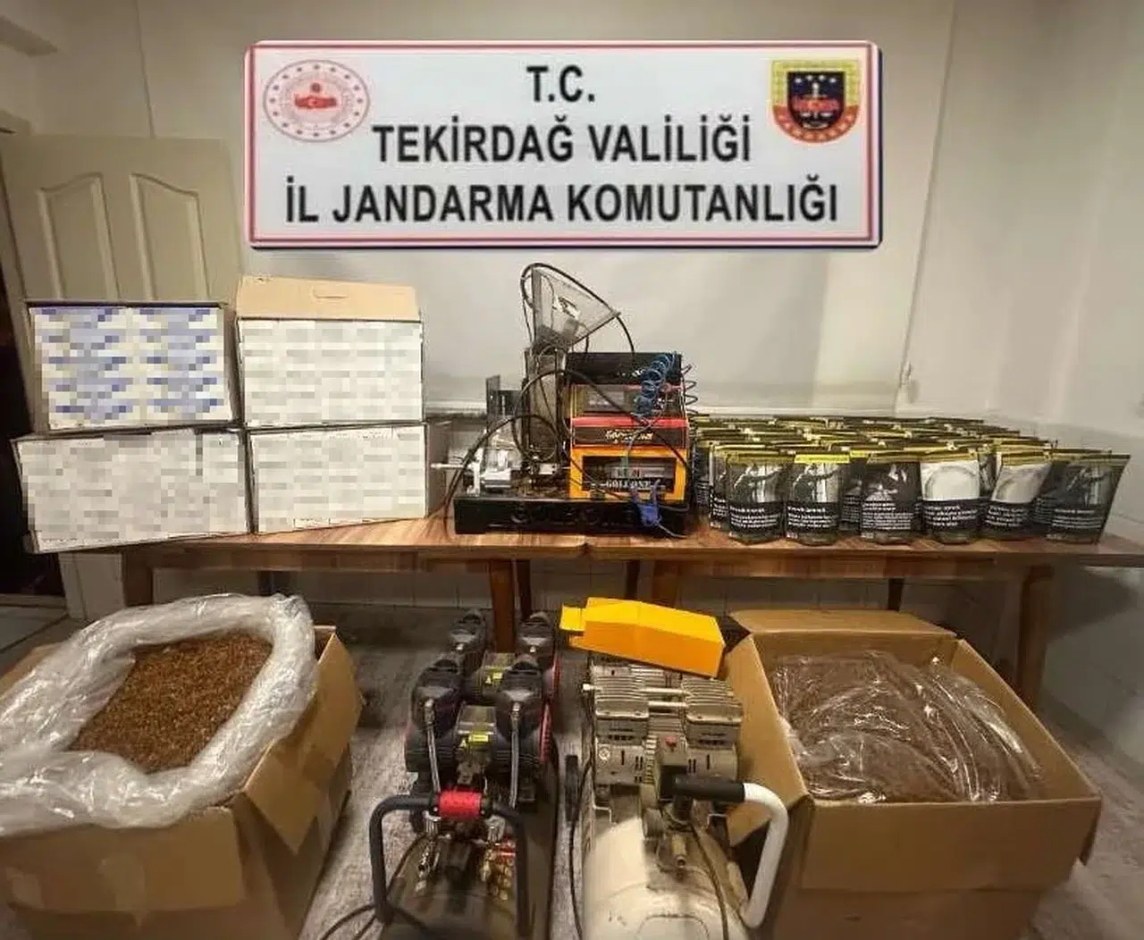 Tekirdağ’da Jandarma Operasyonları