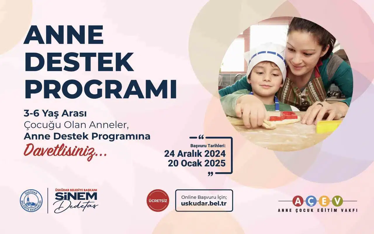 Üsküdar’da "Anne Dayanak Programı" Başlıyor