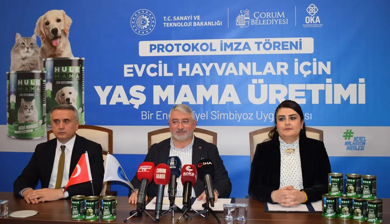 Çorum’da Yaş Mama Üretilecek