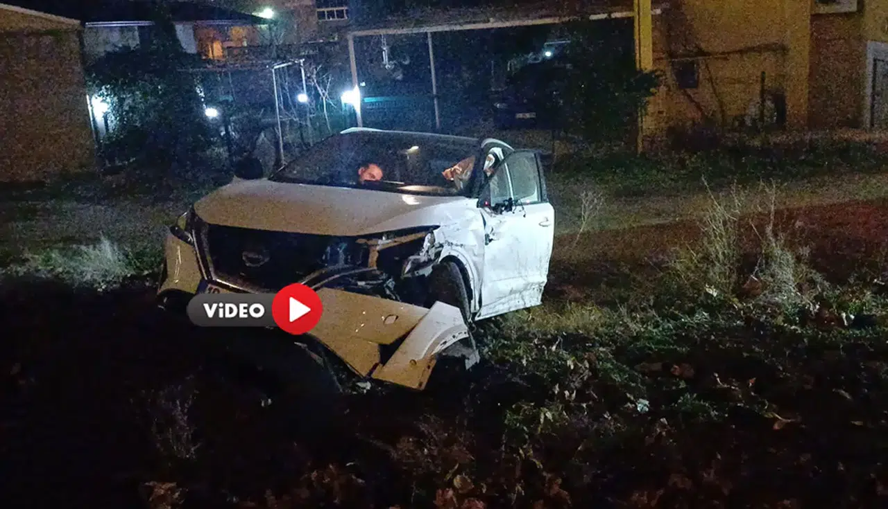 İki Araca Çarptı, Yara Almadan Kurtuldu