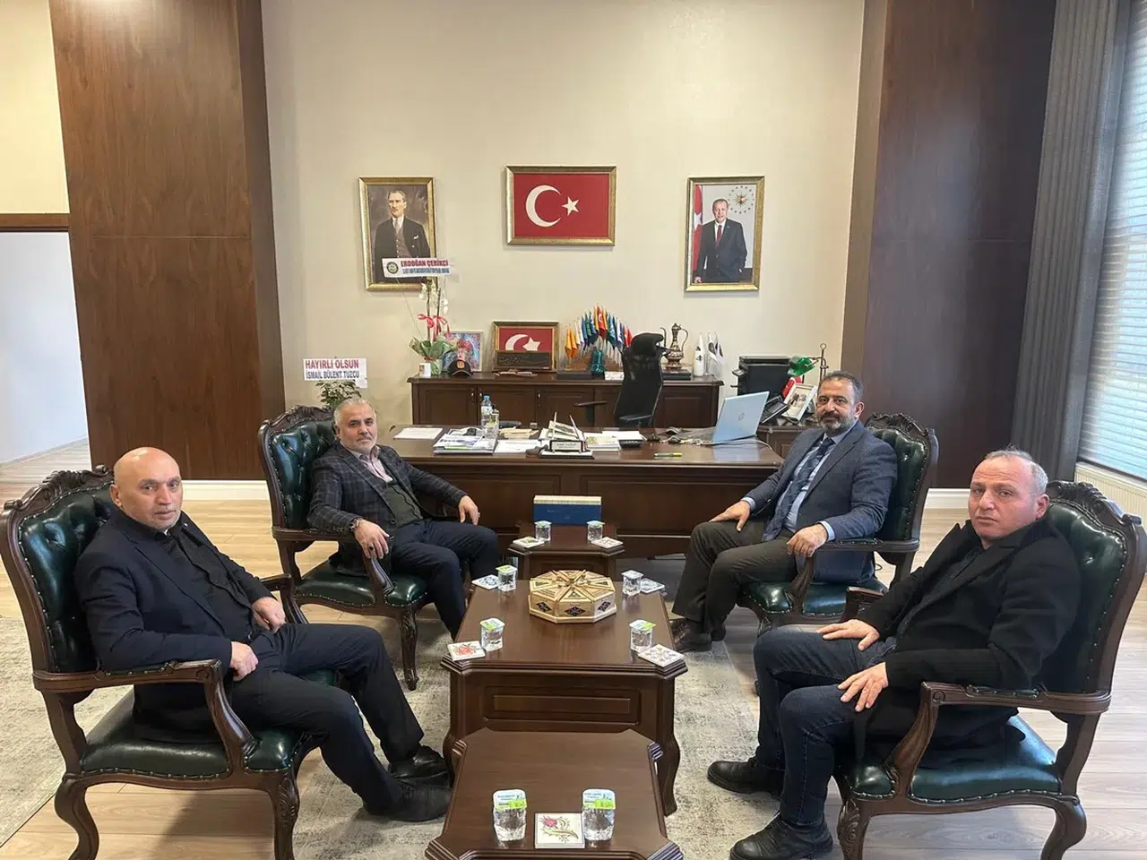 İsmail Yağbat’a Hayırlı Olsun Ziyareti