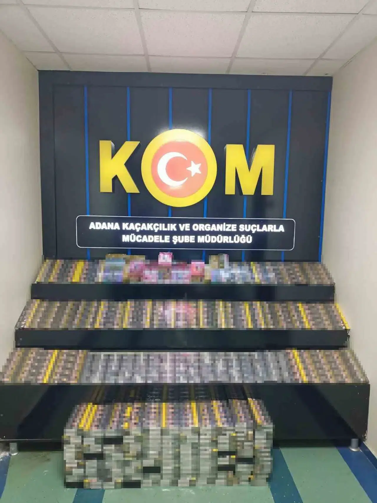 Adana’da 2 Bin 750 Kaçak Sigara, 44 Elektronik Sigara Ele Geçirildi