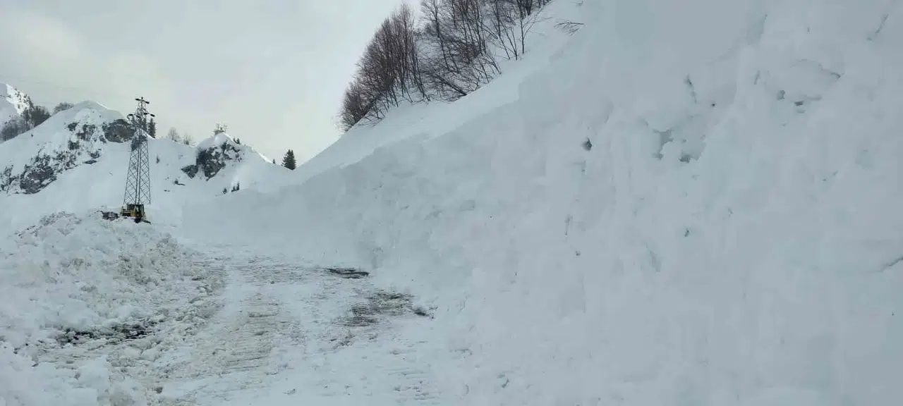 Artvin’in Macahel Geçidi’nde Kar Zahmeti