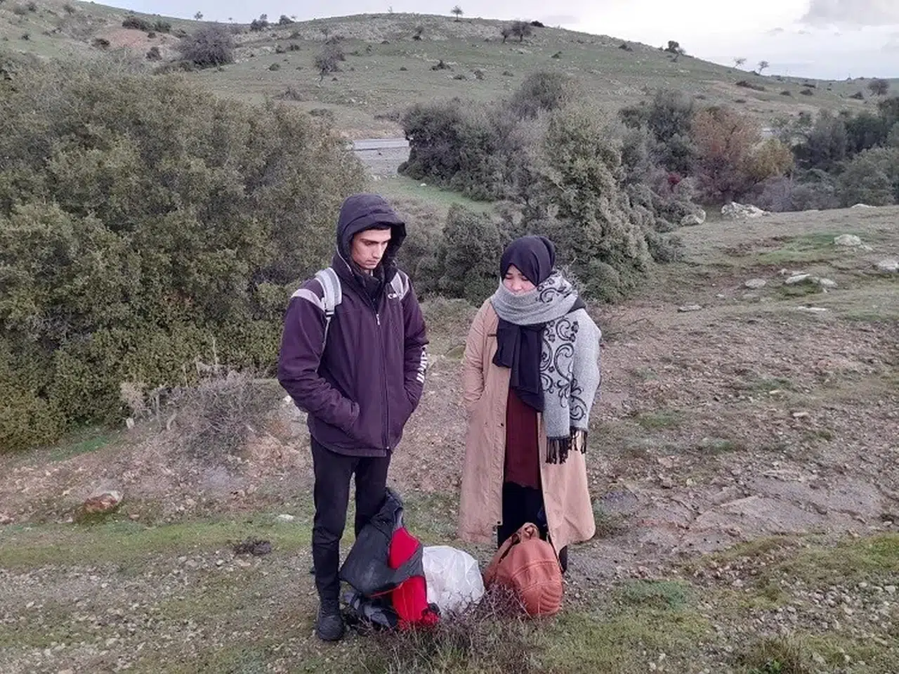 Ayvacık’ta 2 Kaçak Göçmen Yakalandı