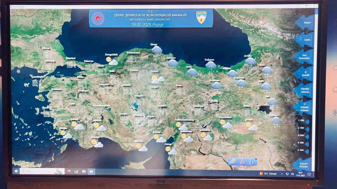Hafta Sonu Yurdun Yalnızca Kuzey Doğusunda Yağış Bekleniyor