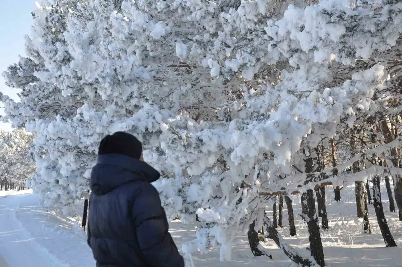 Kars’ta Soğuk Hava Tesirini Gösterdi
