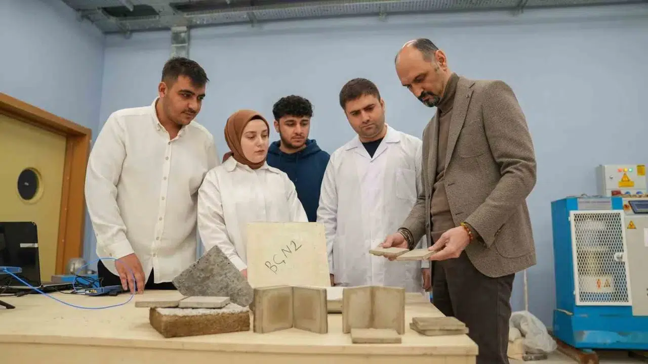 KBÜ’de Elektromanyetik Dalgalara Karşı Muhafaza Sağlayan Yapı Materyali Üretildi