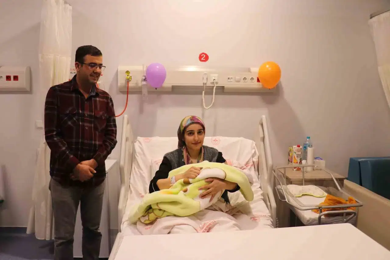 Malatya’da Yeni Yılın Birinci Bebeği Dünyaya Geldi