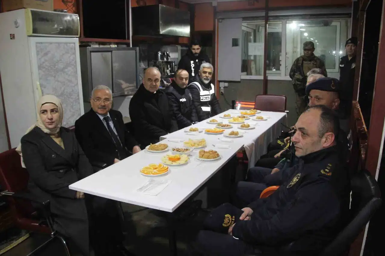 Ordu’da Vazifesi Başındaki Çalışanların Yeni Yılı Kutlandı
