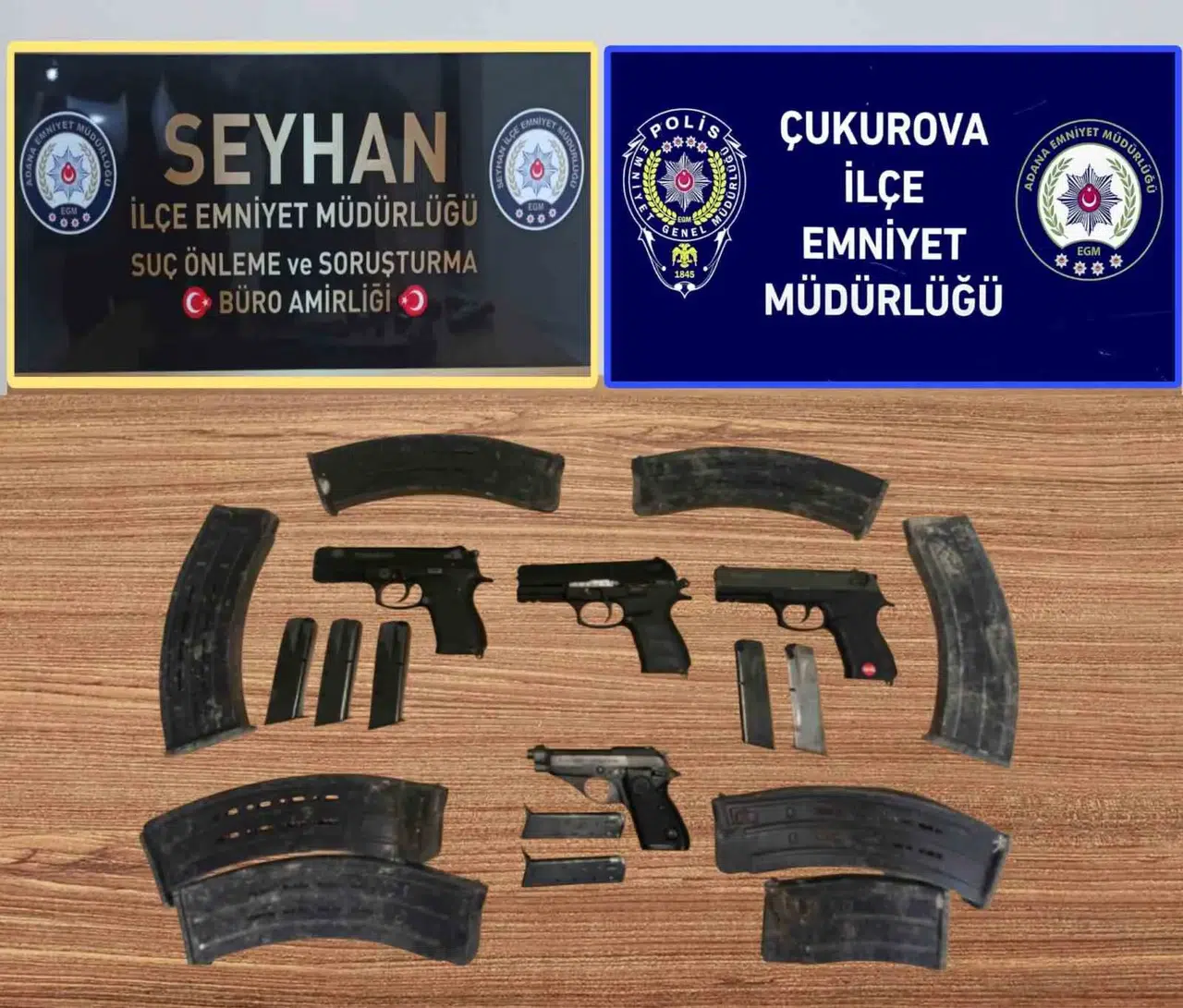 Seyhan ve Çukurova Polisinden Ruhsatsız Silah Operasyonu