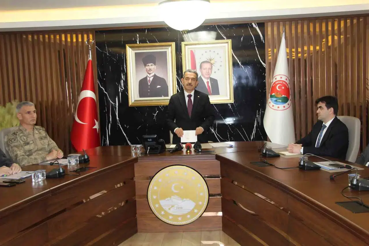 Şırnak’ta ’Asayiş ve Güvenlik Kıymetlendirme Toplantısı’ Yapıldı