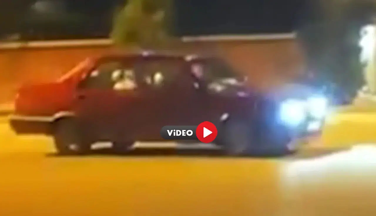 Cadde Ortasında Drift Yaptı, Cezası Ağır Oldu