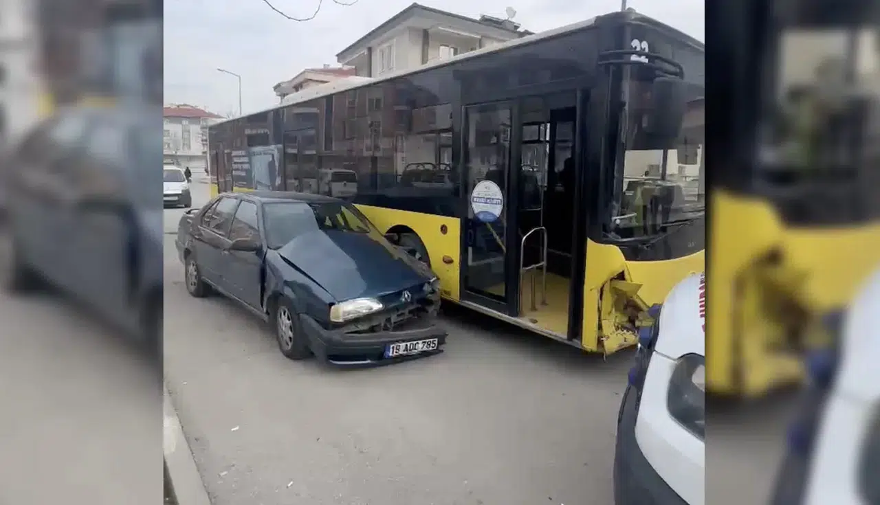 Fevzi Çakmak’ta Halk Otobüs Kaza Yaptı, Yaralılar Var