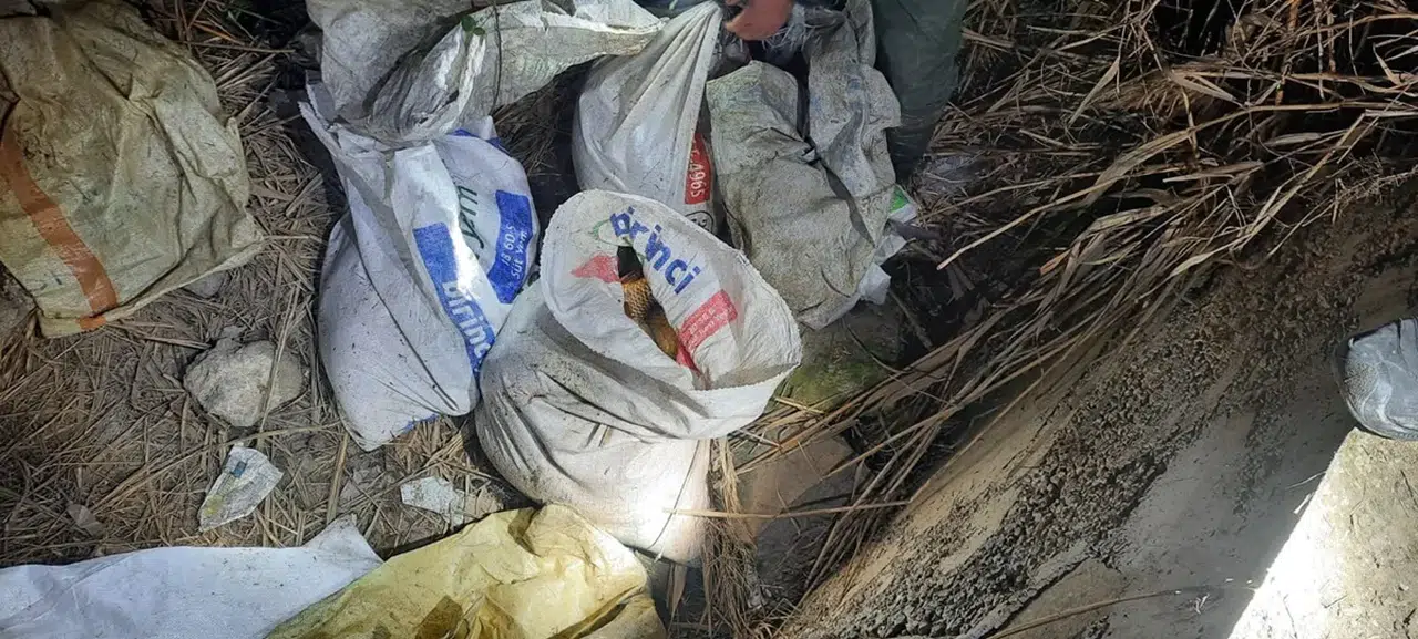 Irmakta Kaçak Balık Avlayanlara Baskın
