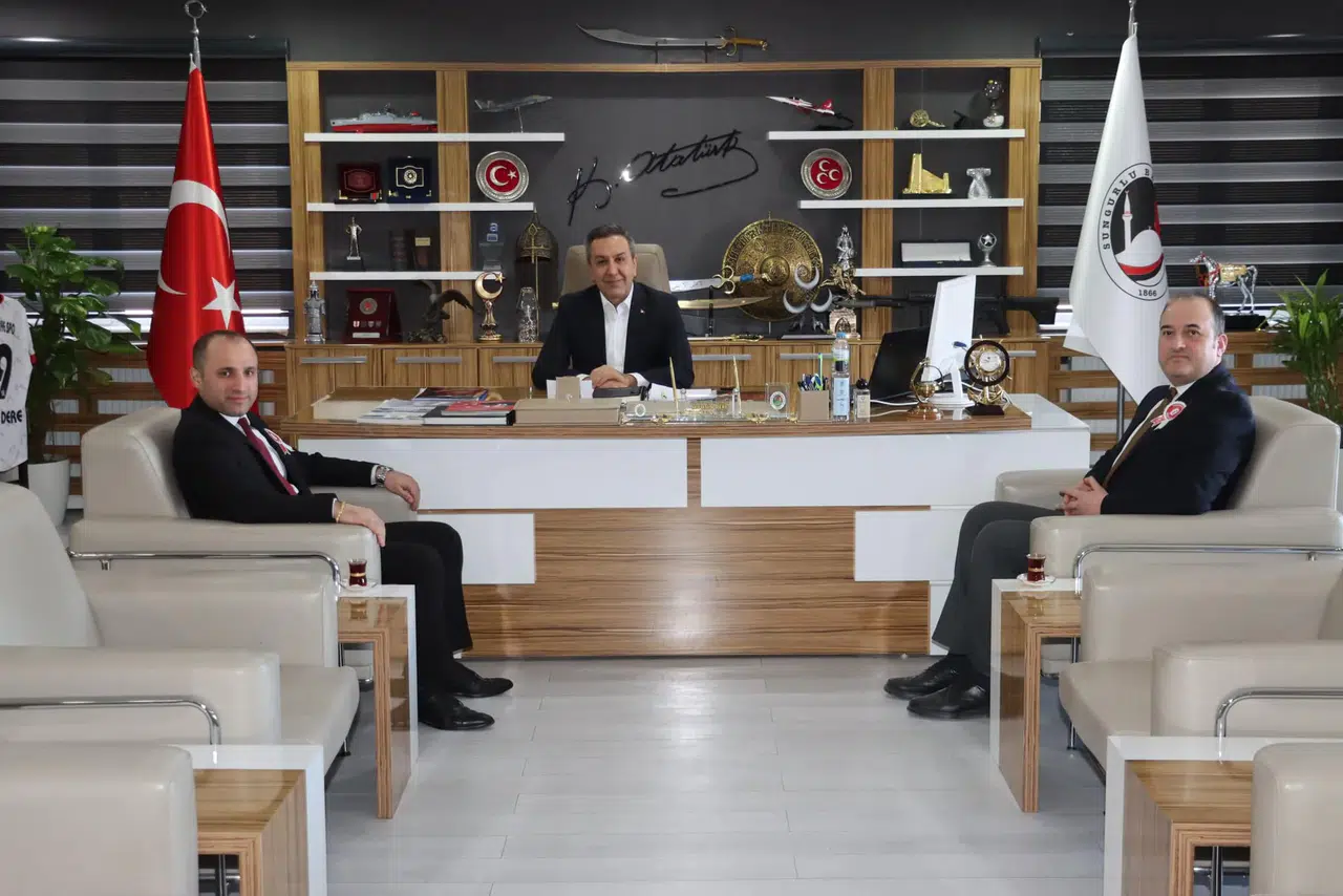 Sungurlu Vergi Dairesinden Başkan Dere'ye Ziyaret