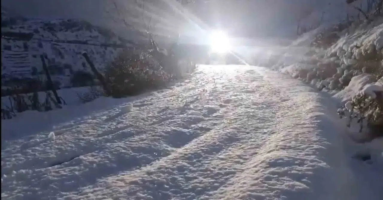 Elazığ’da Aracı ile Karda Mahsur Kalan Vatandaş Kurtarıldı