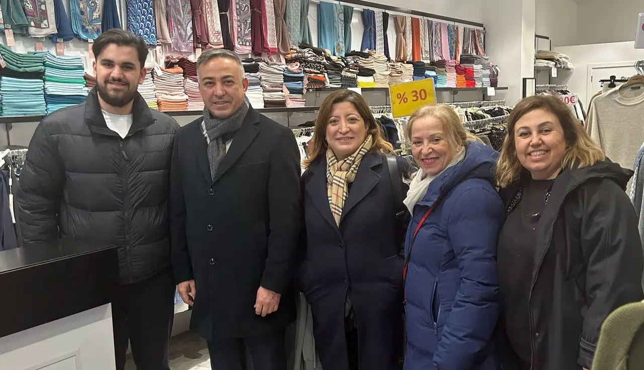 Tahtasız, Belçika’da Esnaf Ziyaret Etti