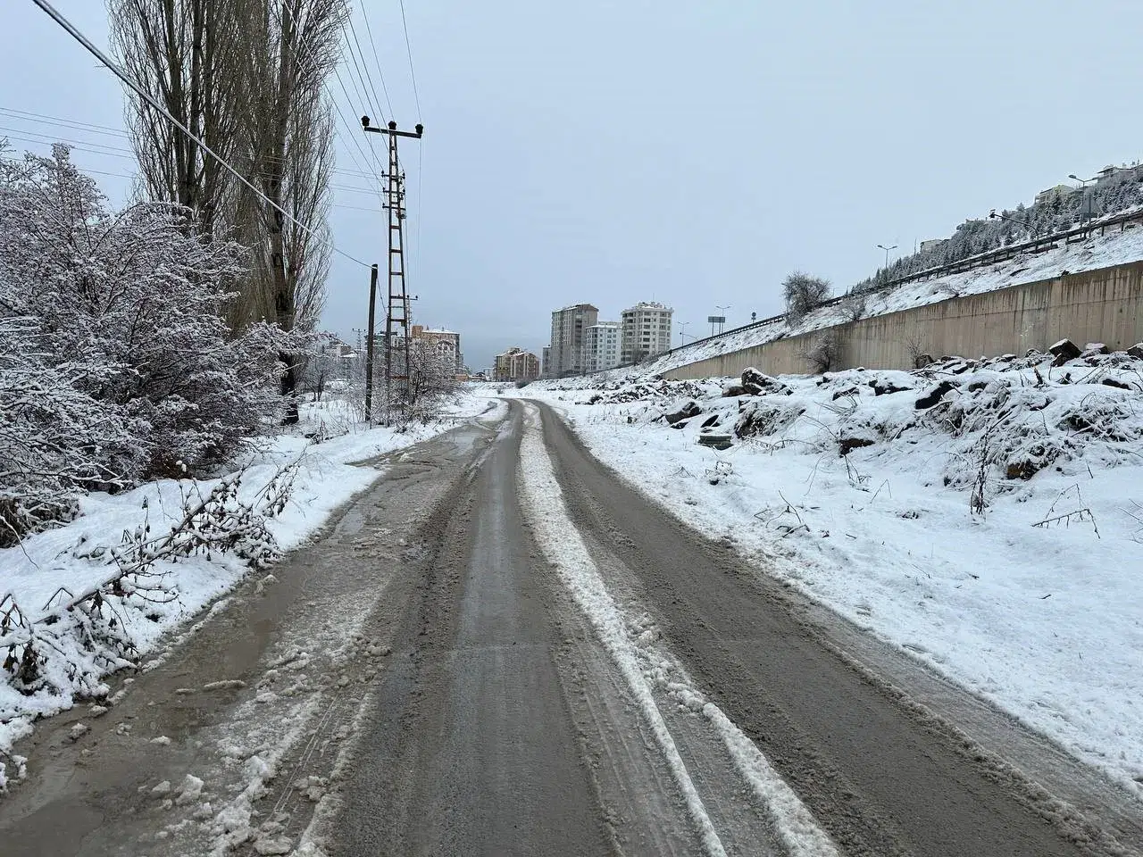 Kayseri’de Kar Yağışı Tesirli Oldu