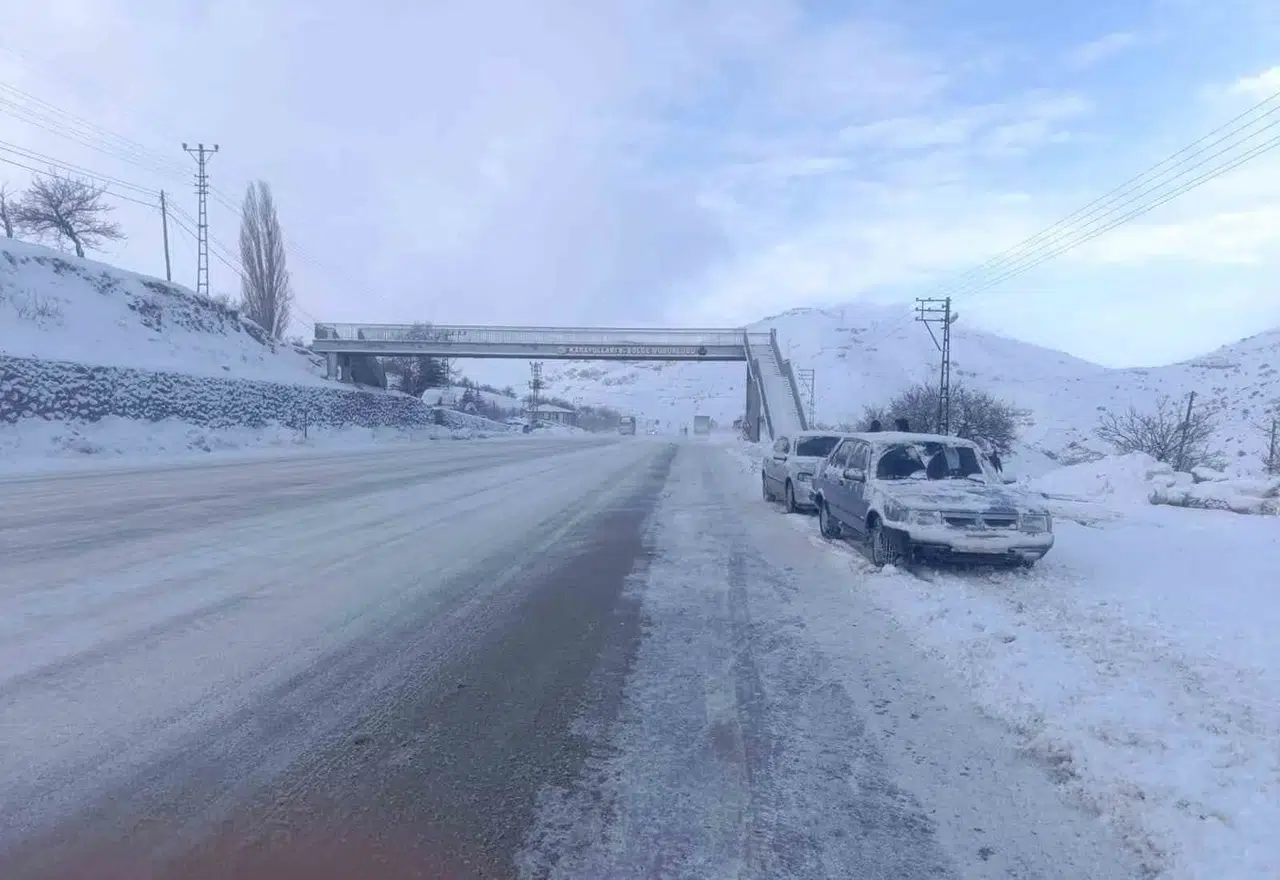 Malatya’da Kar Yağışı Hayatı Olumsuz Etkiliyor