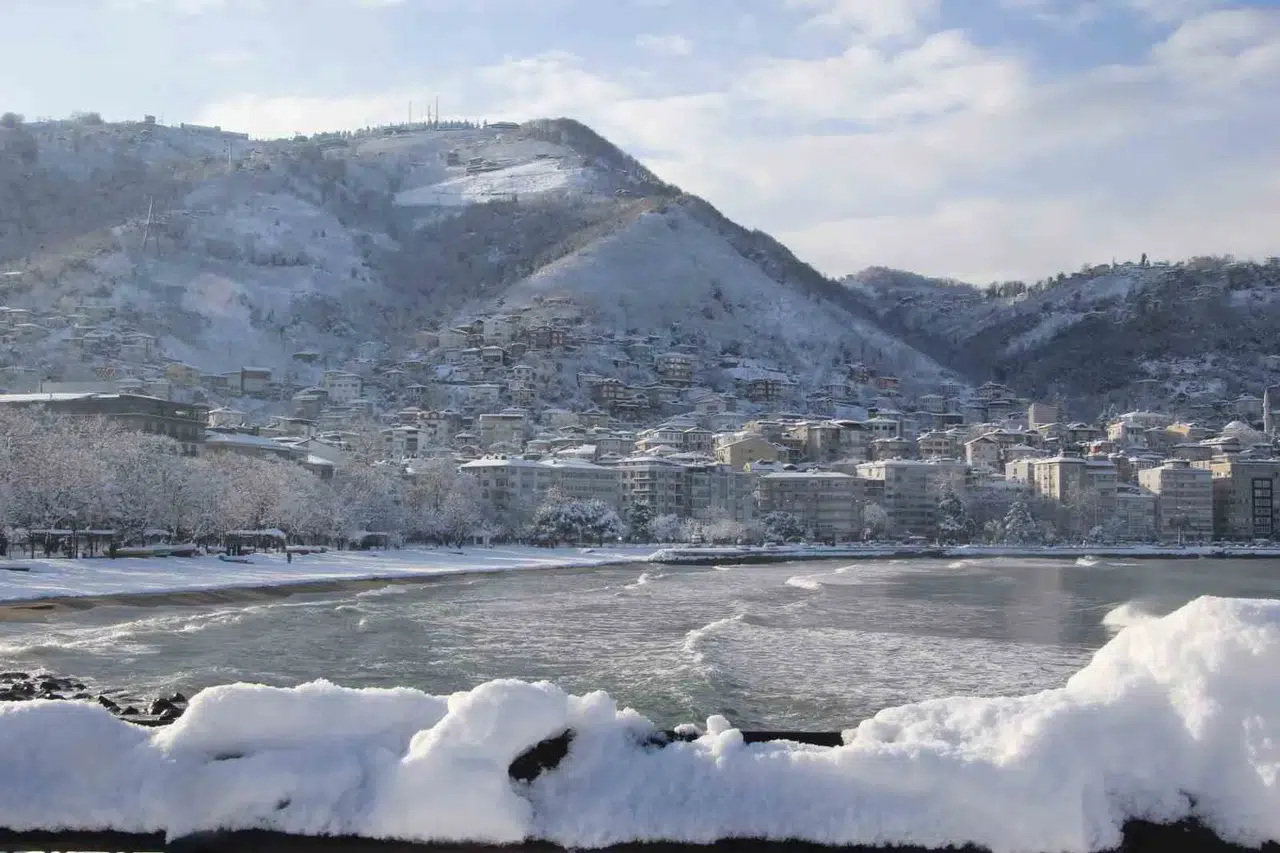 Ordu’dan Kartpostallık Kar Görünümleri
