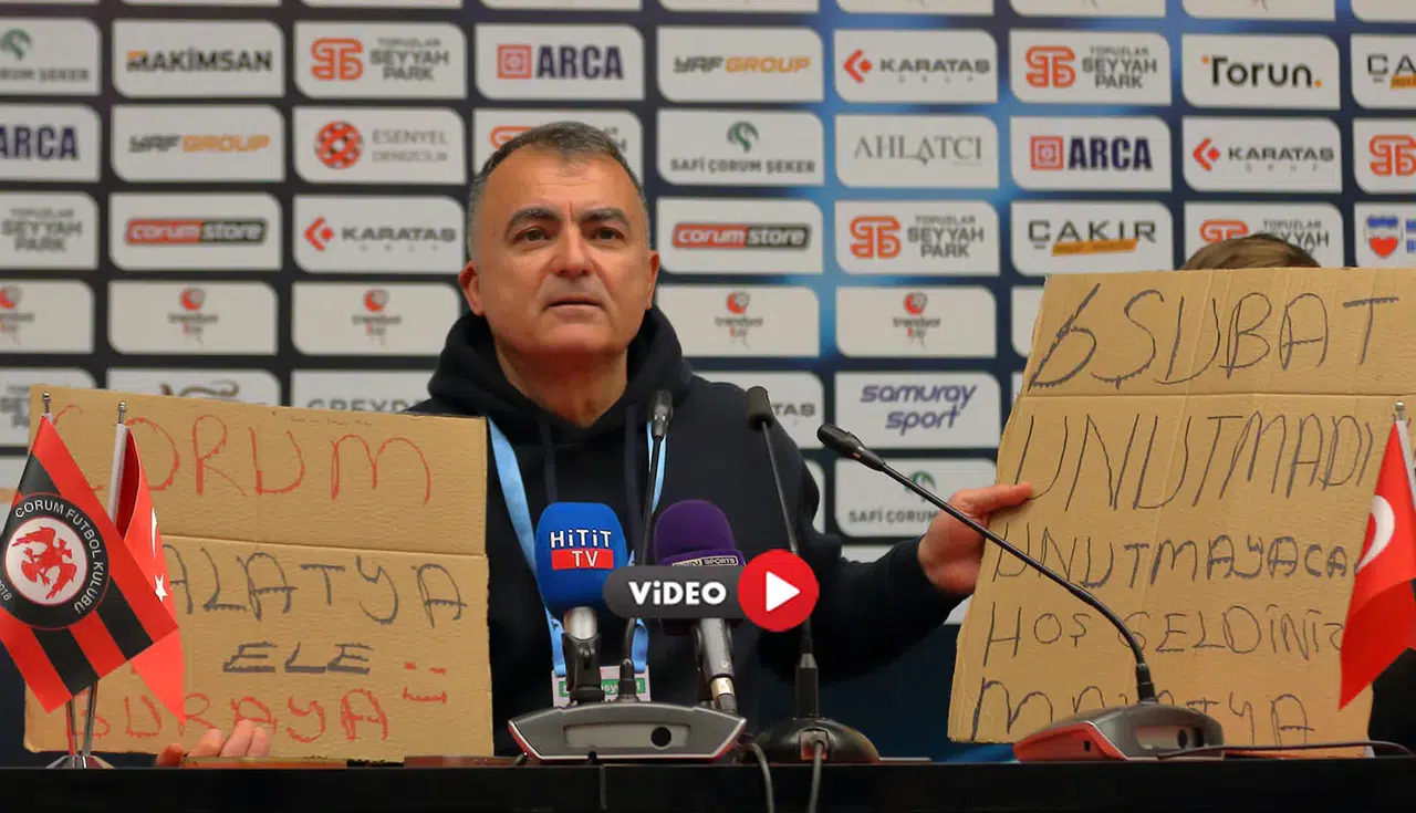 Çorum FK Taraftarının Jesti Yüzleri Güldürdü