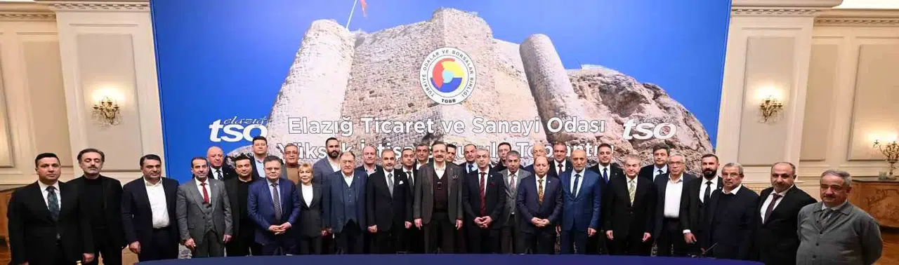 TOBB Başkanı Hisarcıklıoğlu Elazığ Tso Lideri Alan ve Yik Üyelerini Ağırladı