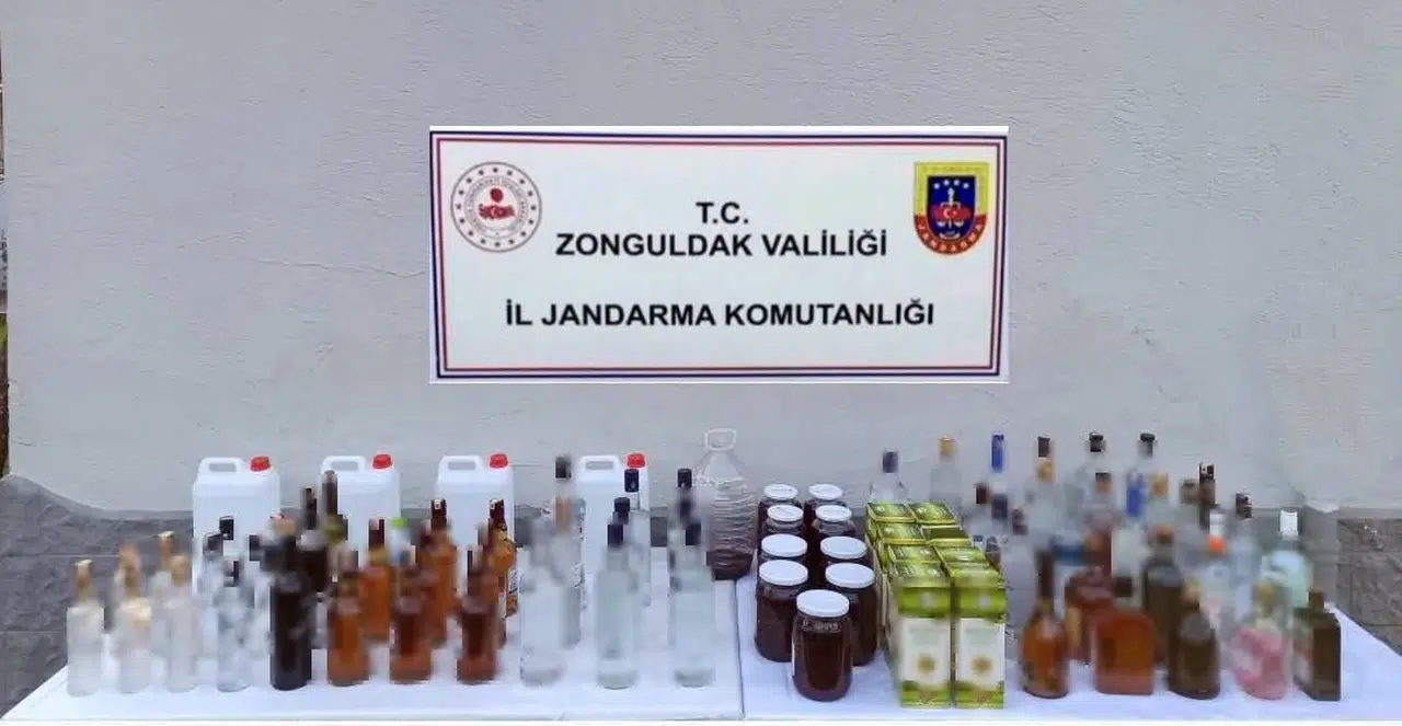 Zonguldak’ta Jandarmadan Düzmece Alkol Operasyonu