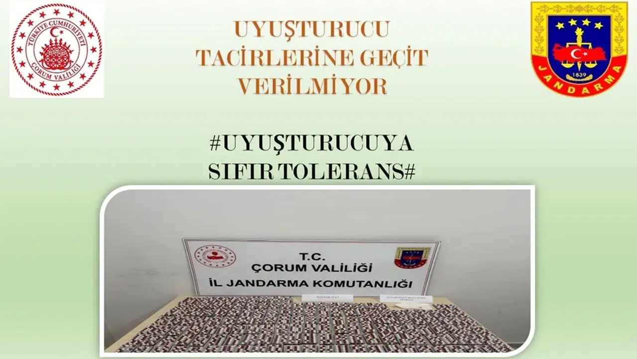 Sungurlu’da Dev Uyuşturucu Operasyonu
