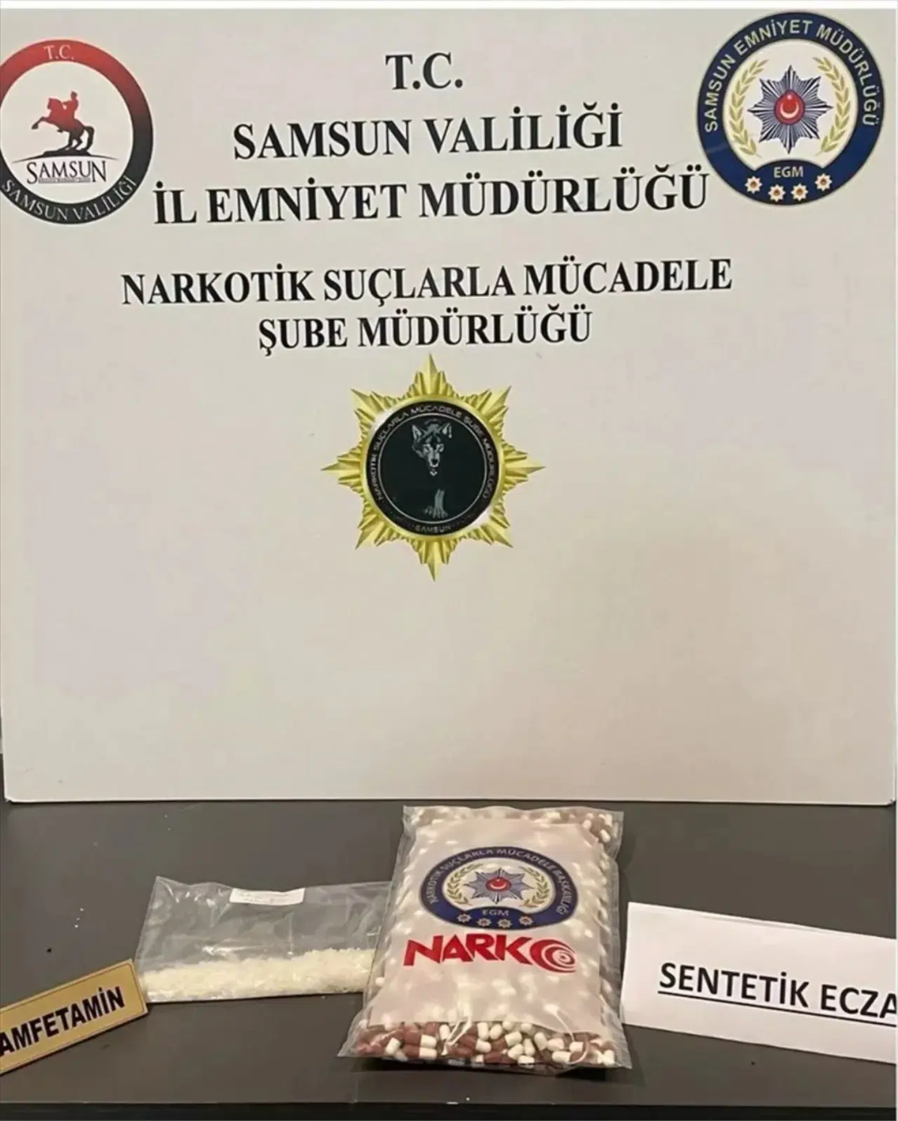 Samsun’da narkotik operasyonu: Silah ve uyuşturucu ele geçirildi