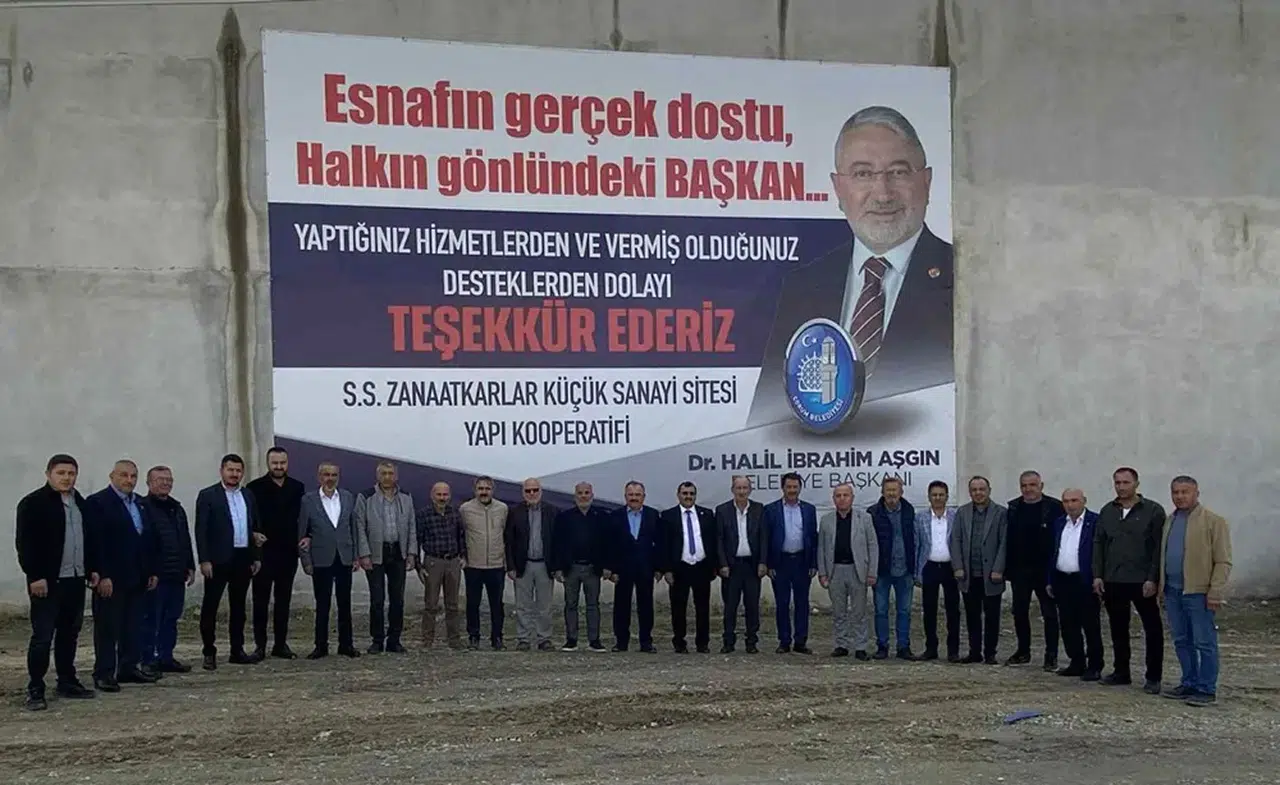Esnaftan Başkan Aşgın’a Teşekkür