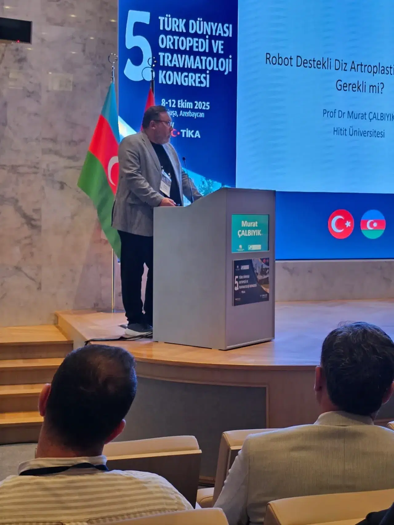 Şuşa’da Diz Protezinde Robotik Cerrahi Sunumu