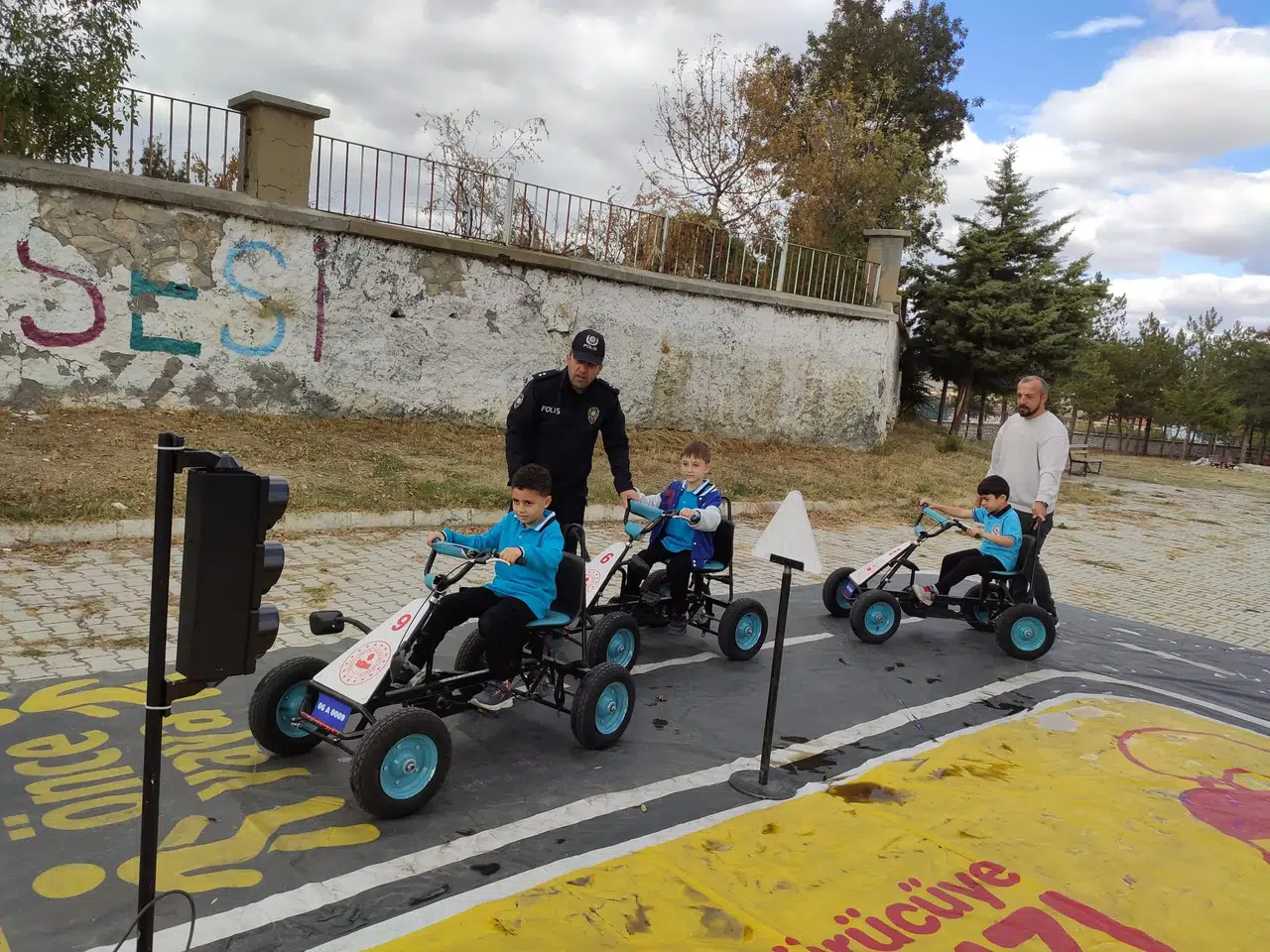 400 Öğrenciye Trafik Dersi Verildi