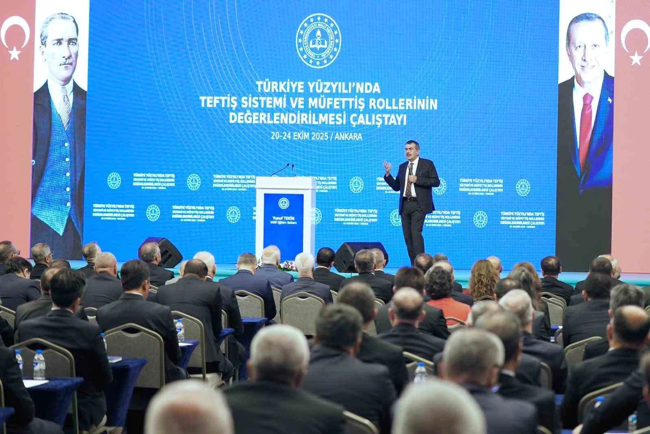 Bakan Tekin: "Eğitim kalitesinin sürekli iyileştirilmesine imkan veren bir teftiş sisteminin yapılandırılmasını kıymetli buluyoruz"