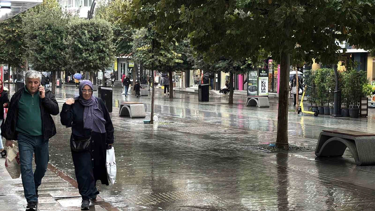 Bolu’da yağmur etkili oldu