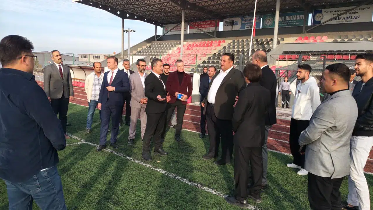 Alaca'daki Spor Tesislerine İnceleme