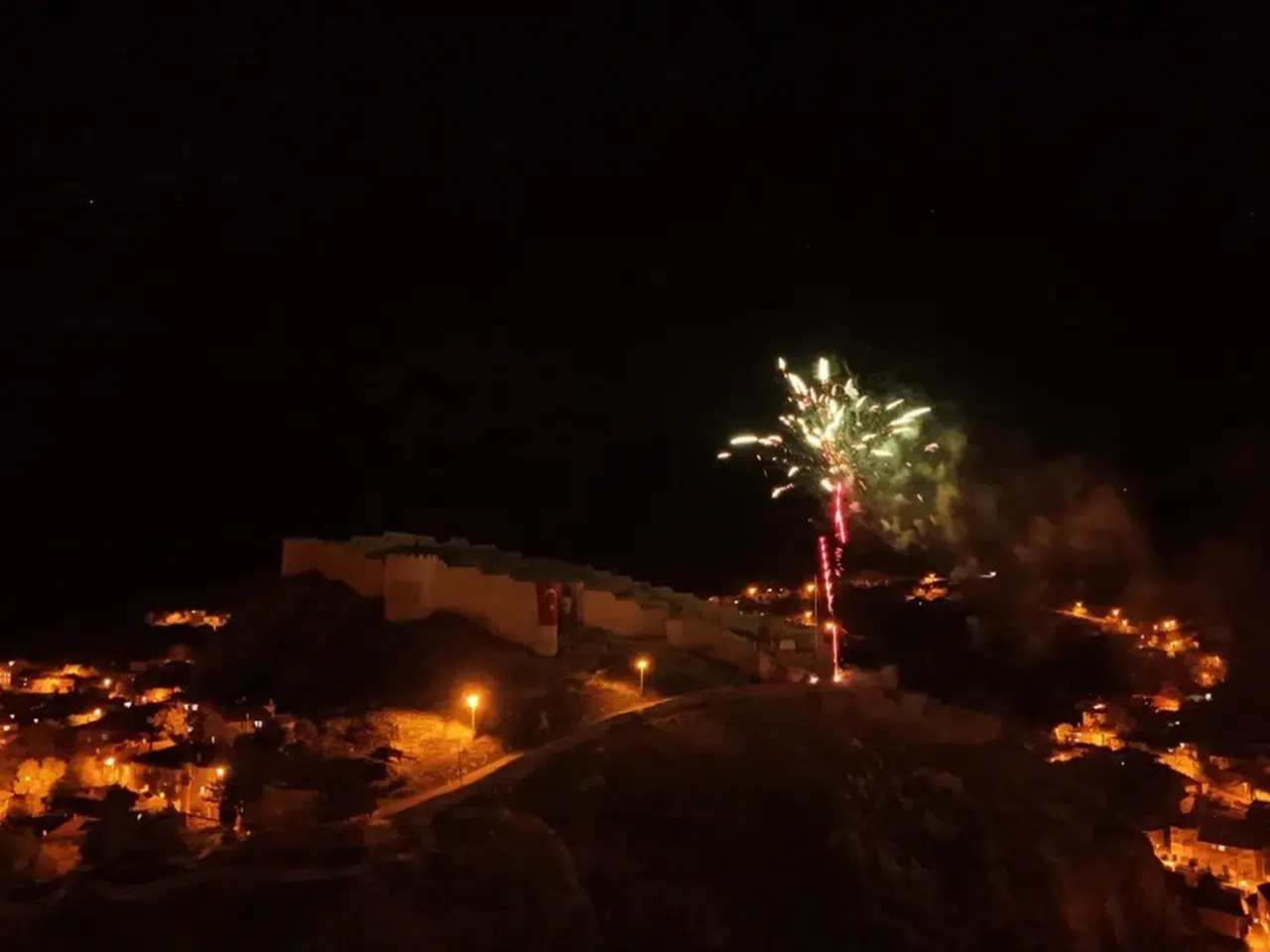 Cumhuriyet Coşkusu İskilip Kalesi'ni Aydınlattı