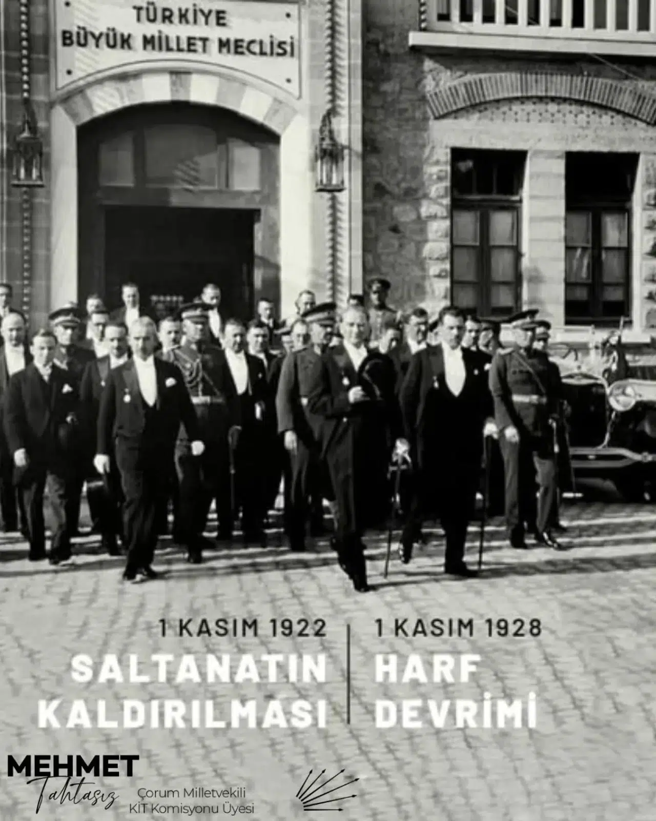 Tahtasız'dan 1 Kasım Mesajı