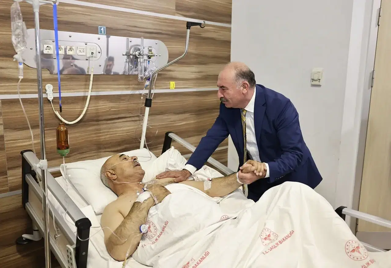 Kaza Yapan Başkana Vali Çalgan’dan Ziyaret