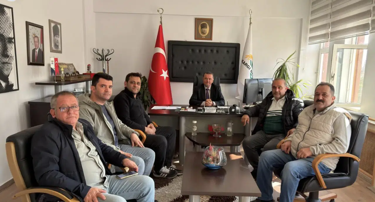 Kargı'da Mahalle Muhtarları Dereli'yi Ziyaret Etti