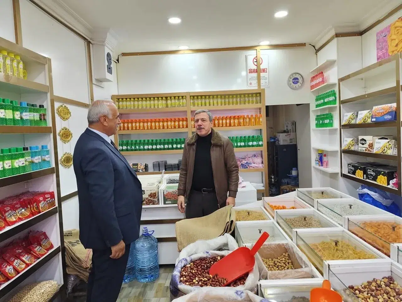 Çarşıda Esnaf Turu Yaptılar