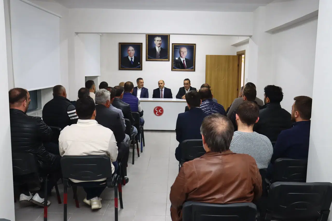 Dere, MHP İlçe Başkanı Alaf’ı ziyaret etti