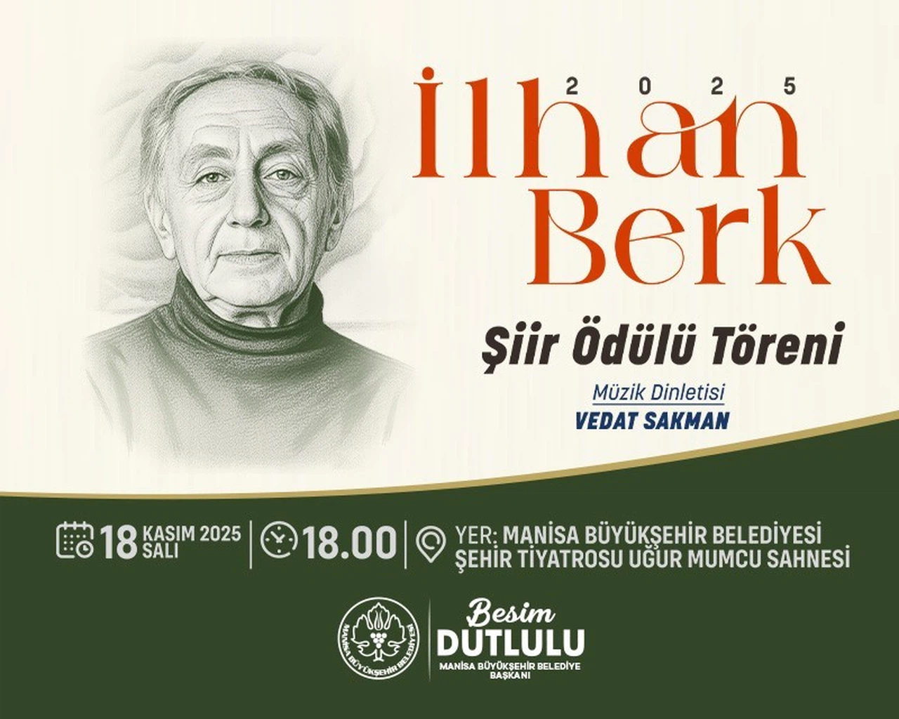 ‘İlhan Berk Şiir Ödülü’ sahibini buldu