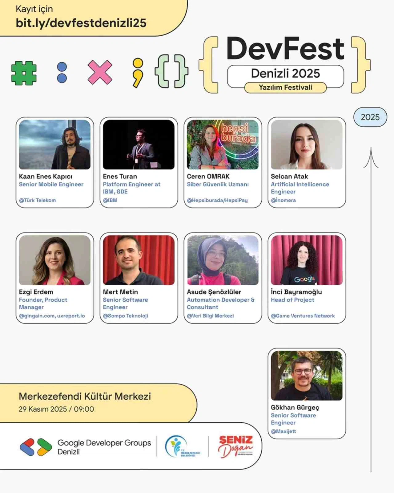 Merkezefendi Belediyesi teknoloji tutkunlarını "DEVFEST Denizli 2025’’de buluşturacak