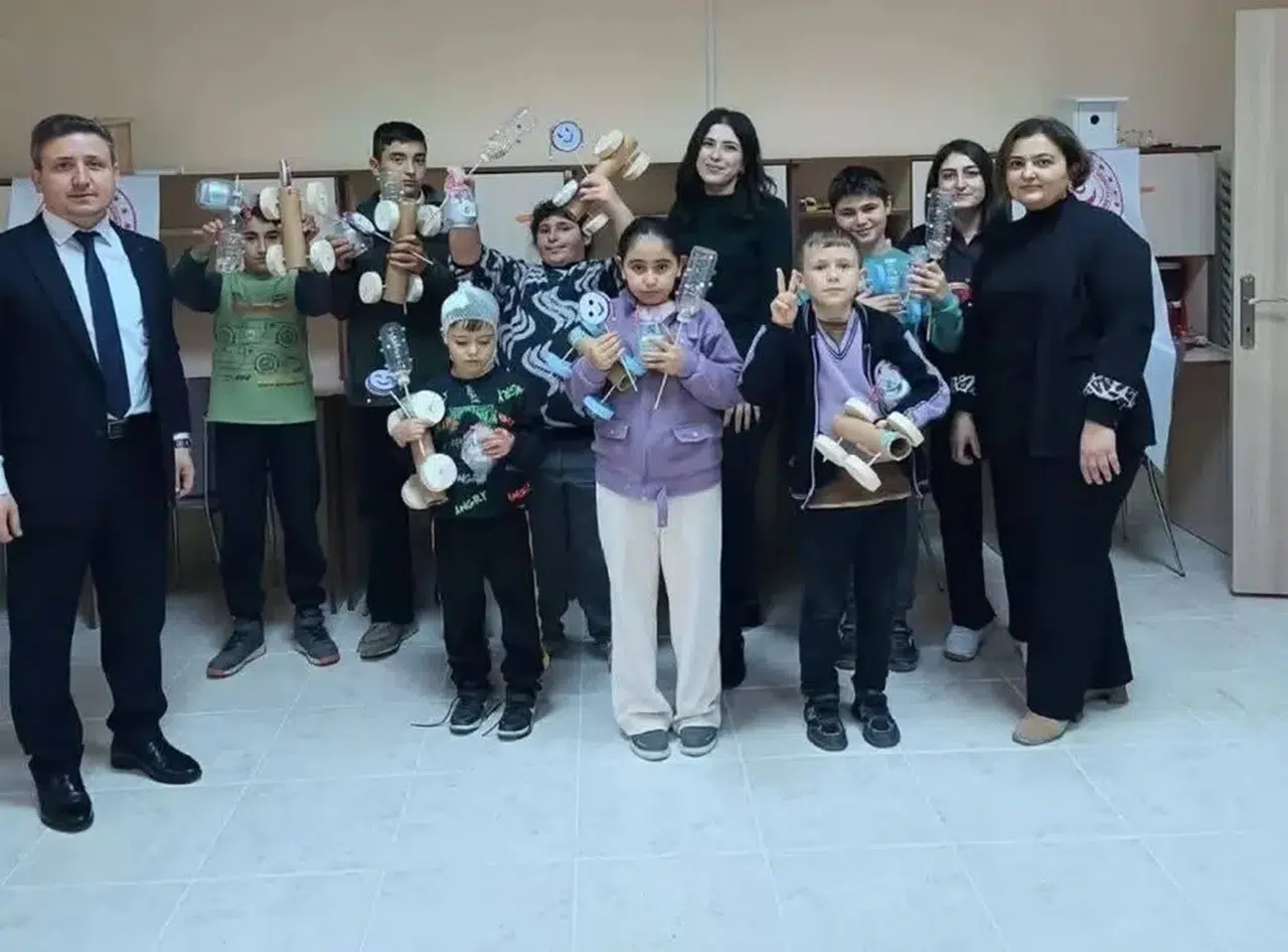 Geri Dönüşümle Hem Öğrendiler Hem Eğlendiler