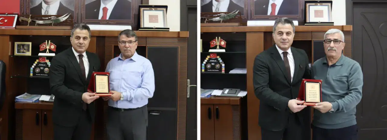 Gençlik ve Spor İl Müdürlüğünden Emekli Personele Plaket ve Teşekkür