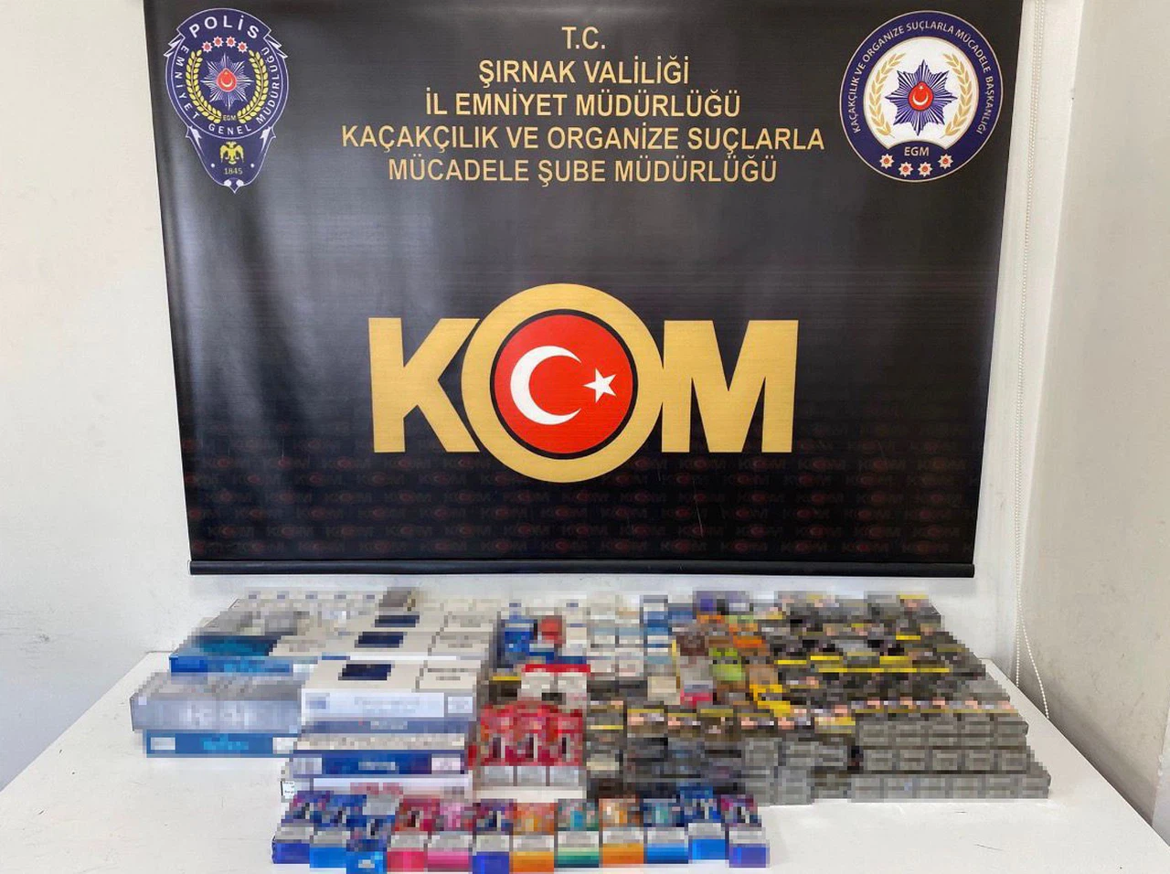 Şırnak’ta jandarma 10 milyon liralık kaçak malzeme ele geçirdi