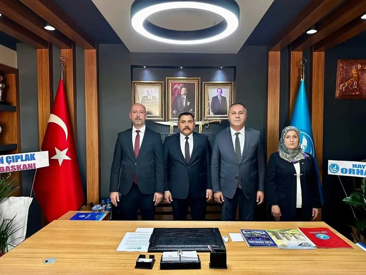 MHP’den Heyetinden Abdullah Dalyan’a Hayırlı Olsun Ziyareti