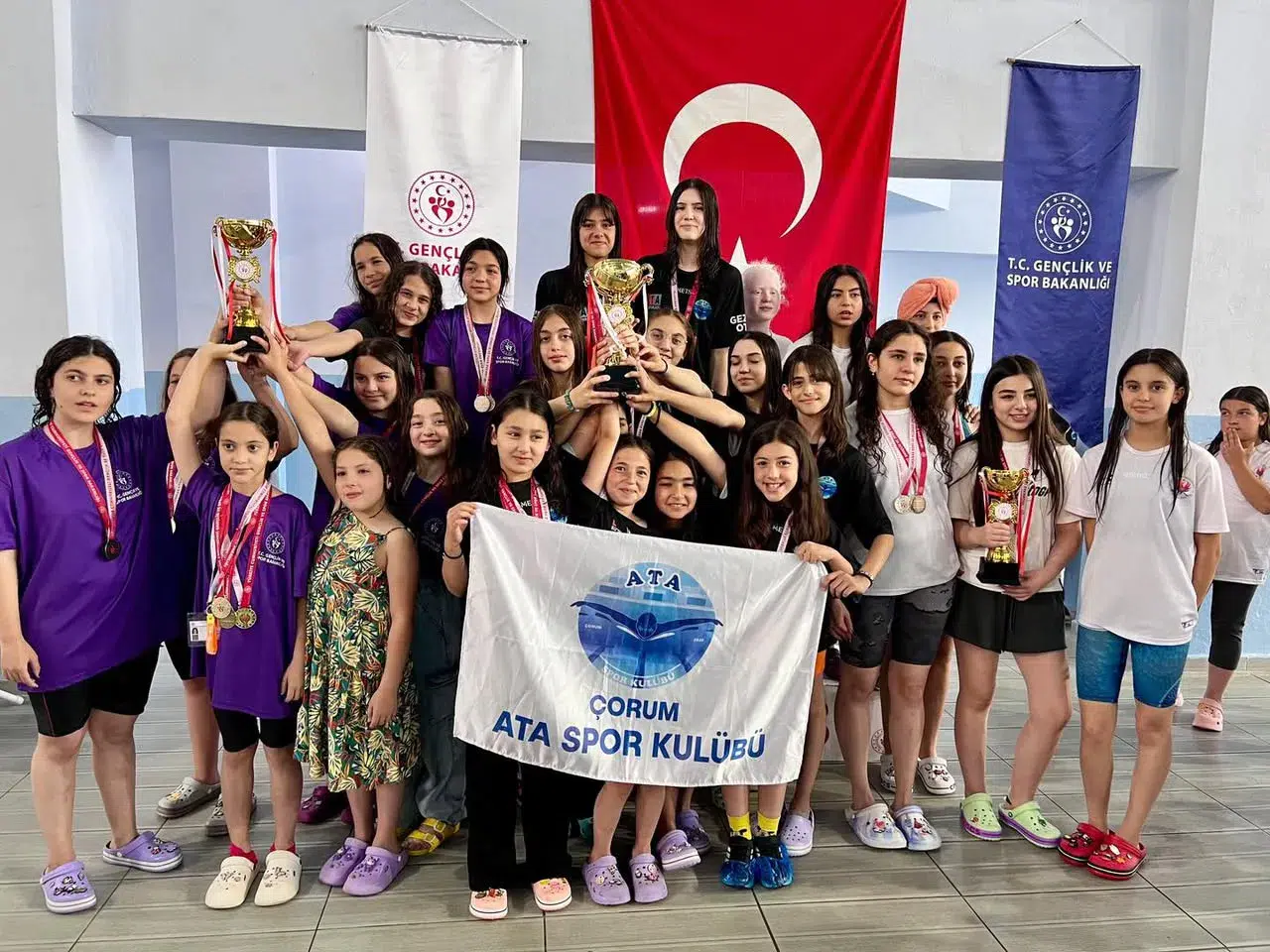 Paletli Yüzme İl Şampiyonası Tamamlandı