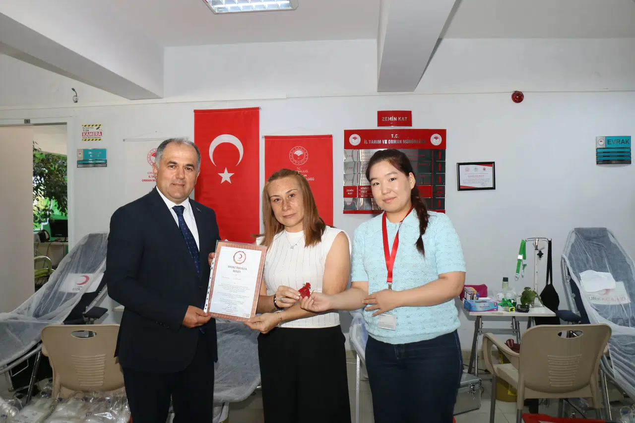 Müdürlük Personeli Kan Bağışı Yaptı